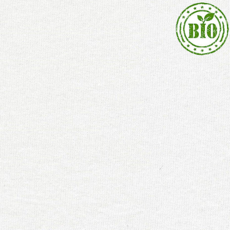Jednolíc 100% BIO bavlna bílý (lehčí gramáž 135gr) cca 4,3metru v 1kg