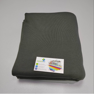 Balíček 1metr - Termo froté khaki zelené (0,5kg) sleva